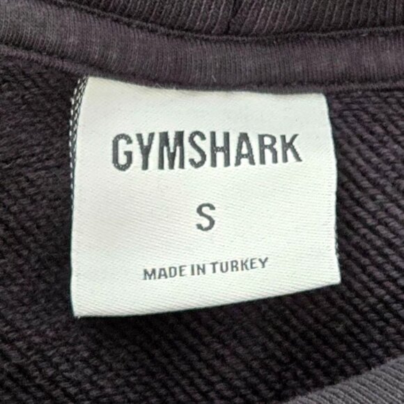 Gymshark Graphic Hoodie Black W Tiger Graphic Strength Department Casual Sz S - Picture 7 of 8